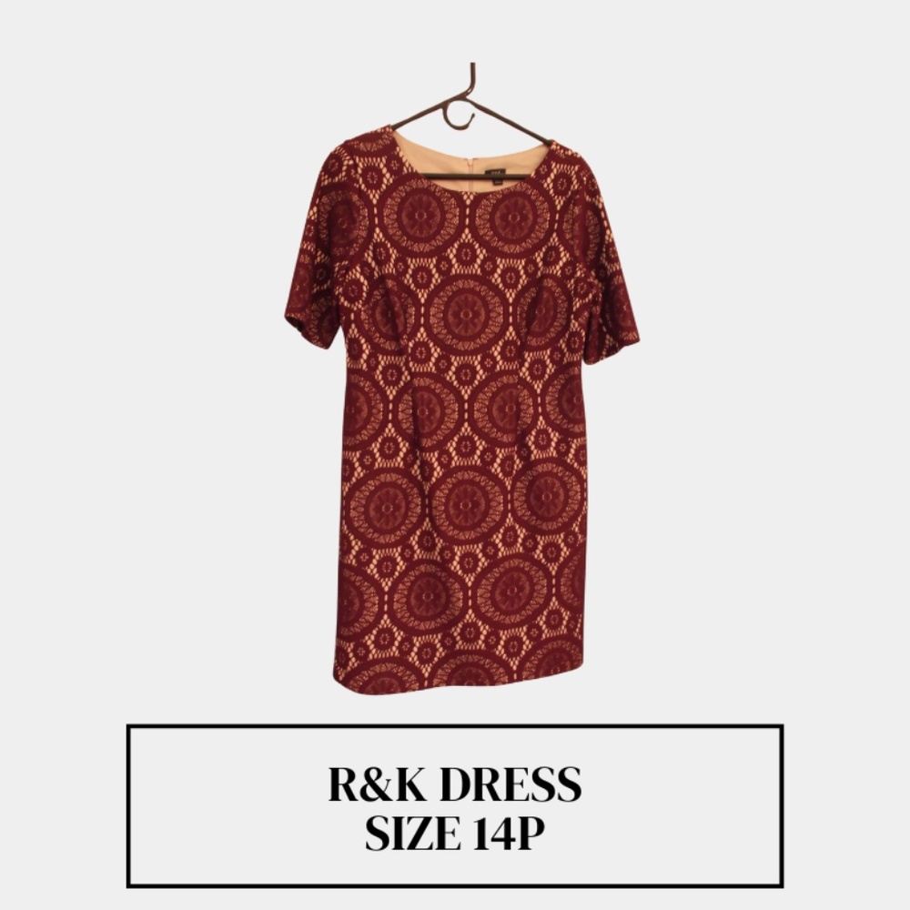 Lace Overlay Dress R&K